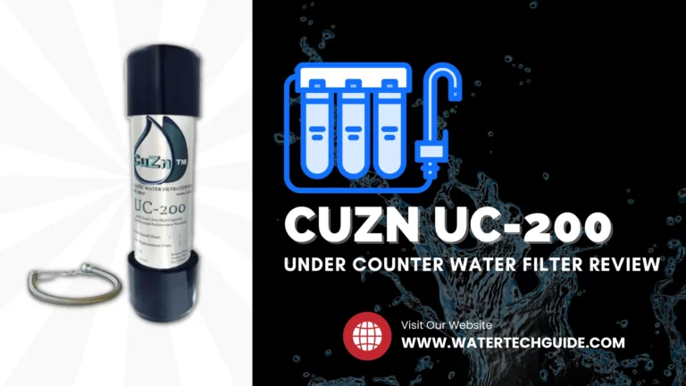 CuZn UC-200 Under Counter Water filter Review