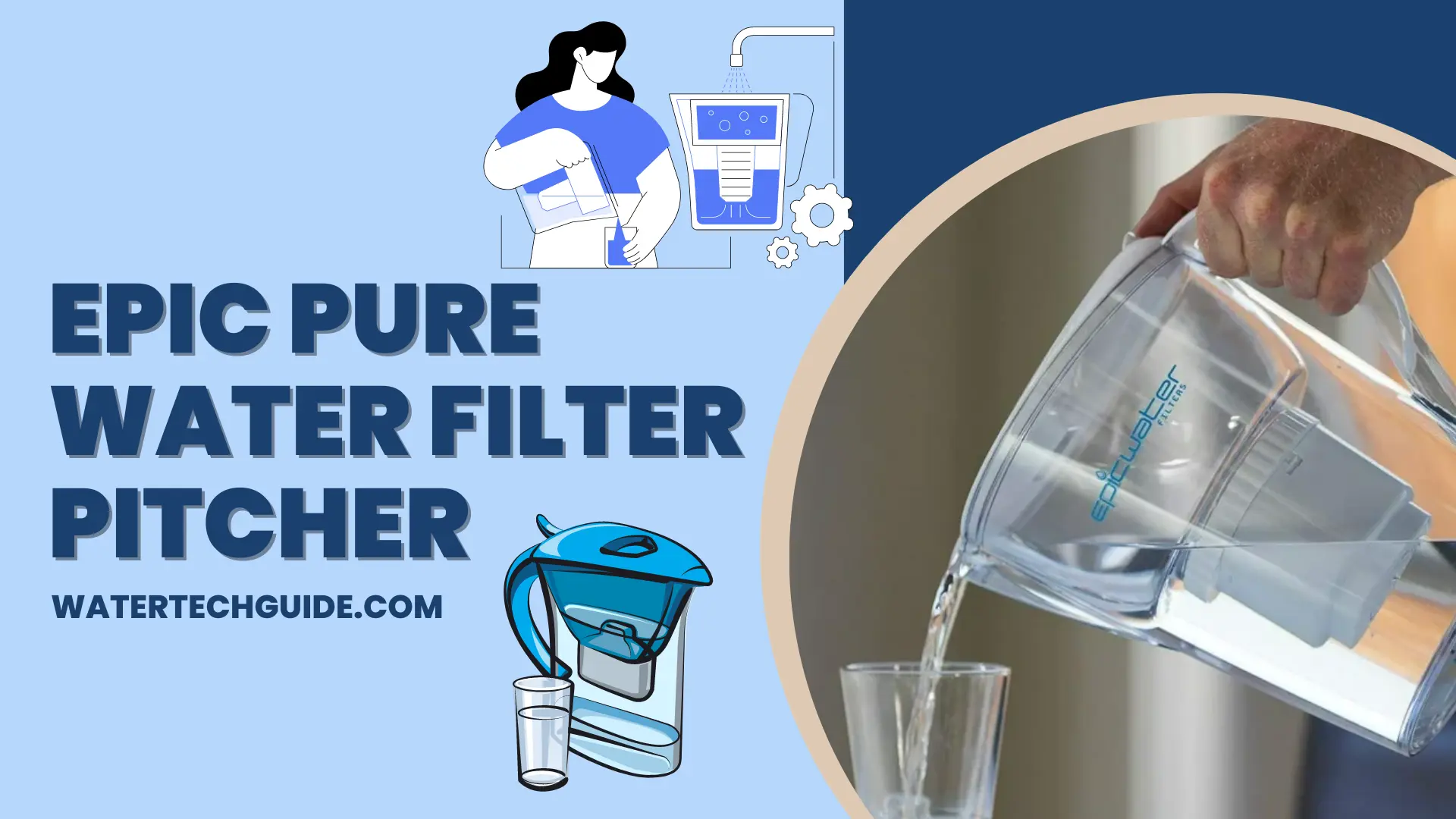 Epic Pure Water Filter Pitcher