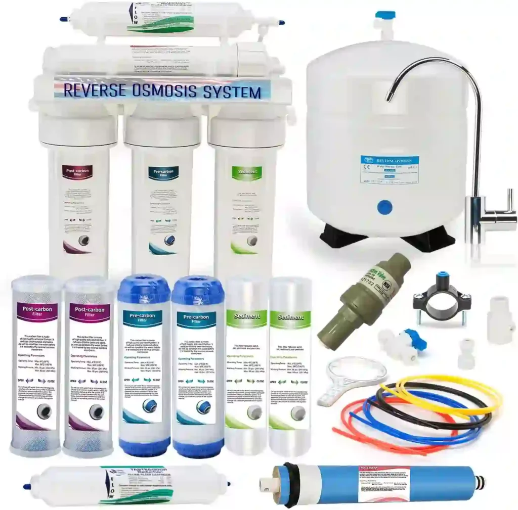 Global Water RO-505 5-Stage Reverse Osmosis System Water Quality Filter