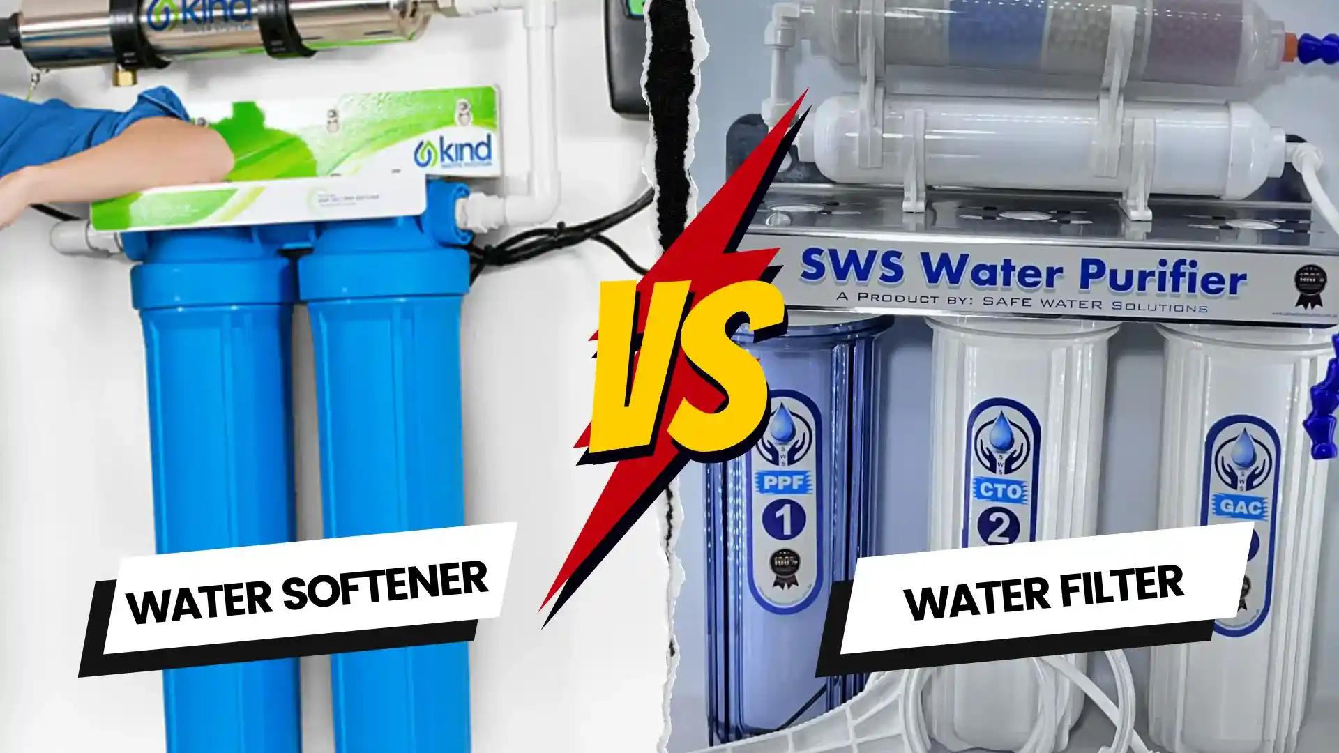 Water Softener vs Water Filter