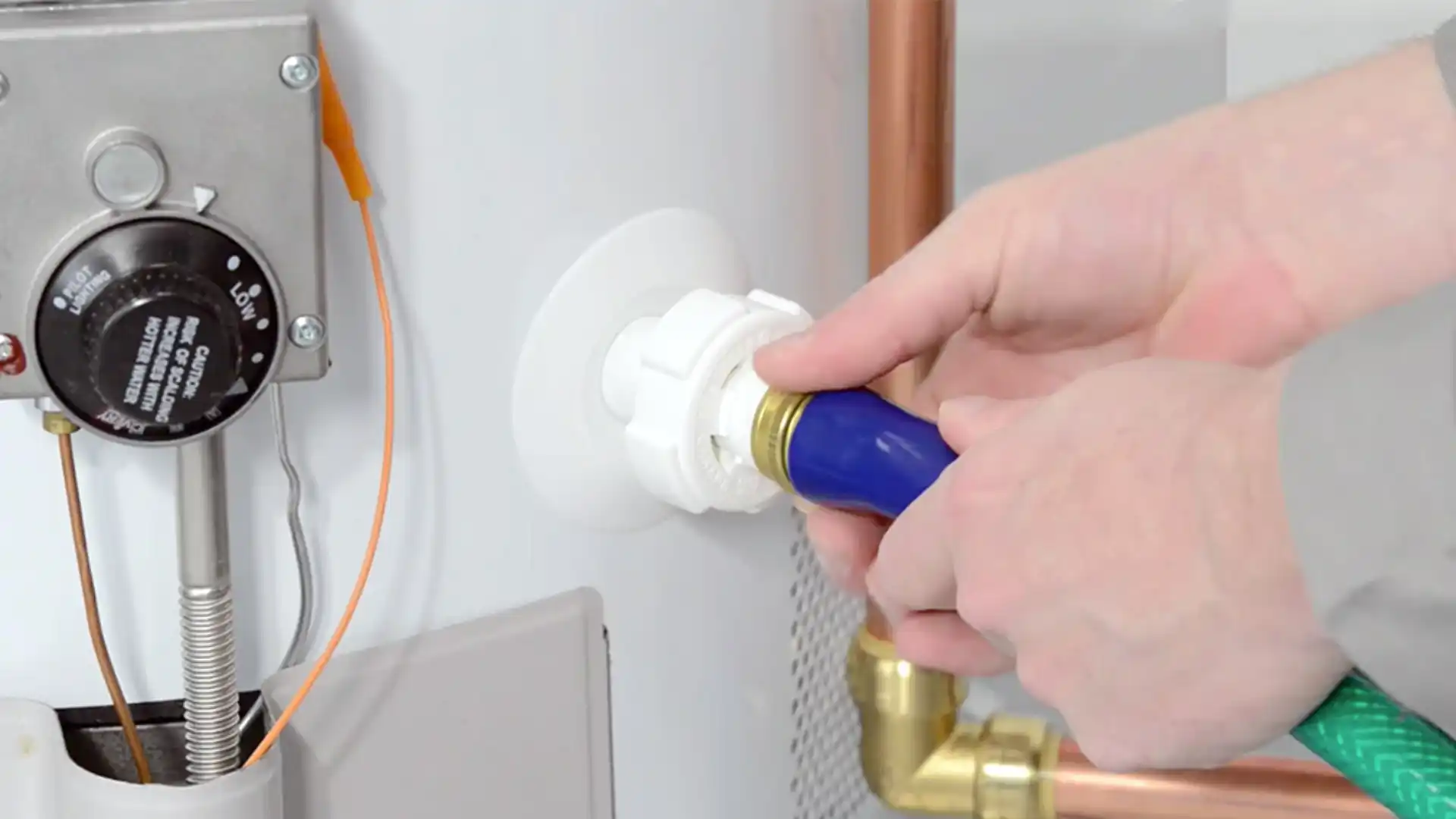Access Your Water Heater Connection
