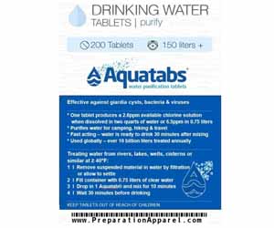 Aquatabs- World's #1 Water Purification Tablets