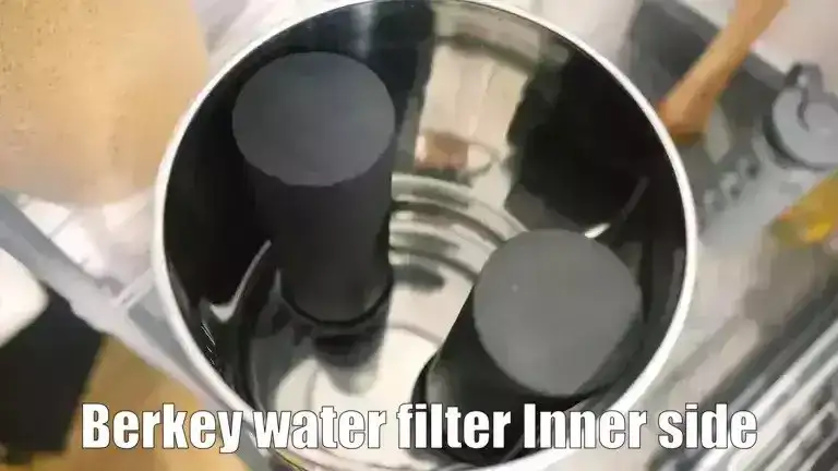Berkey water filter Inner side