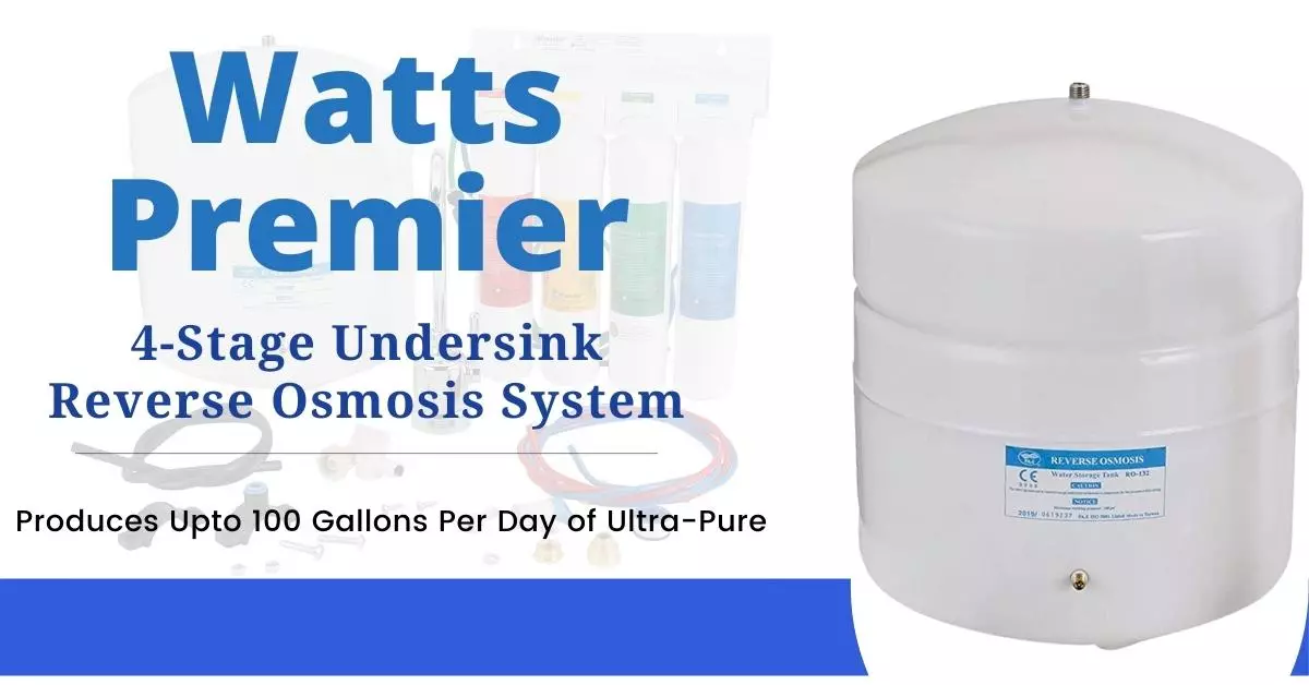 Watts Premier 4-Stage Undersink Reverse Osmosis System