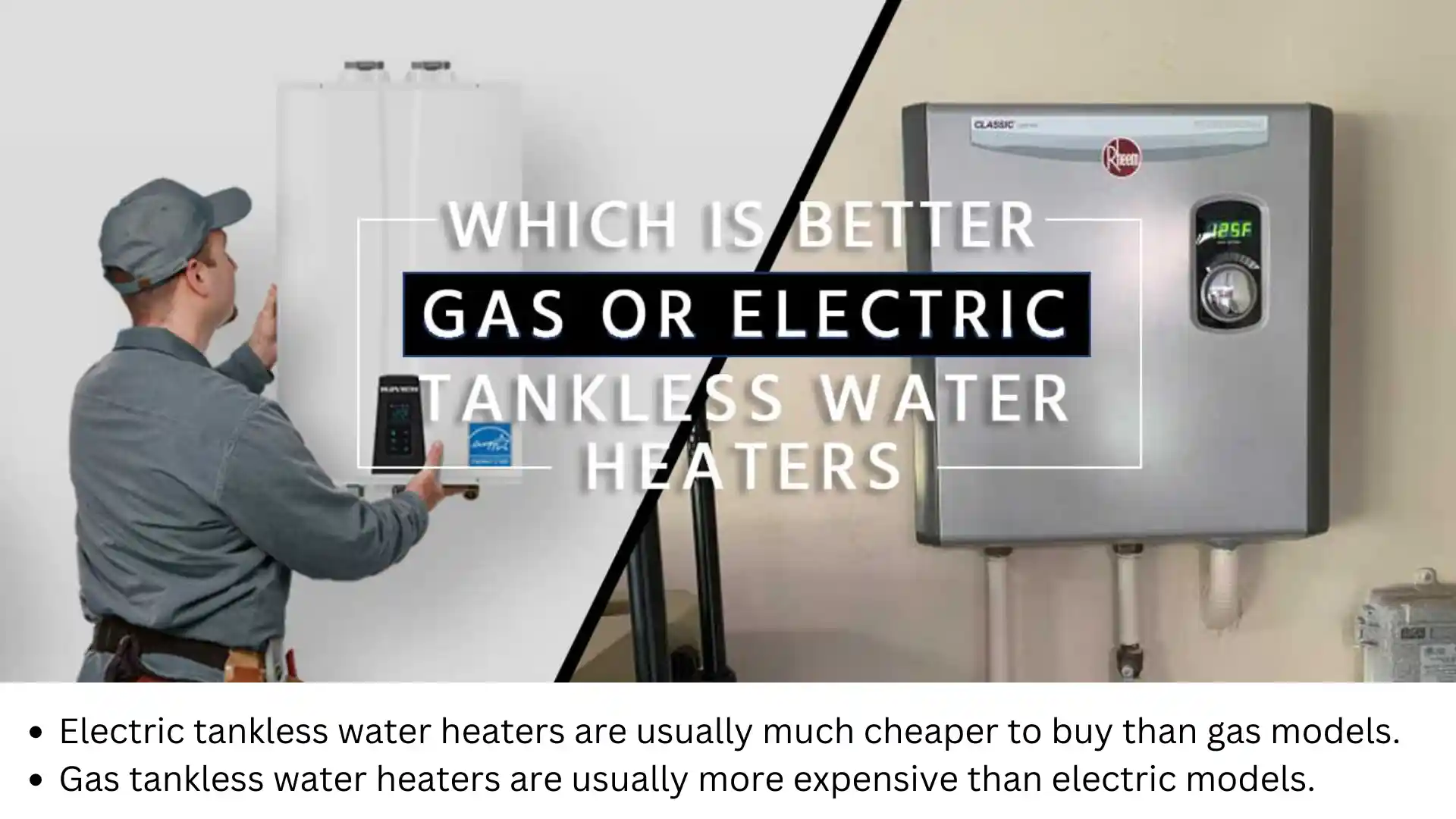 What Is The Difference Between An Electric And Gas Tankless Water Heater?