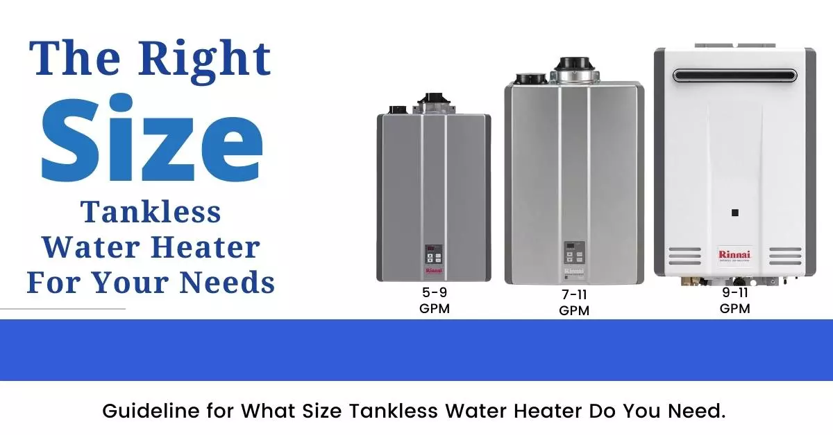 What Size Tankless Water Heater Do You Need